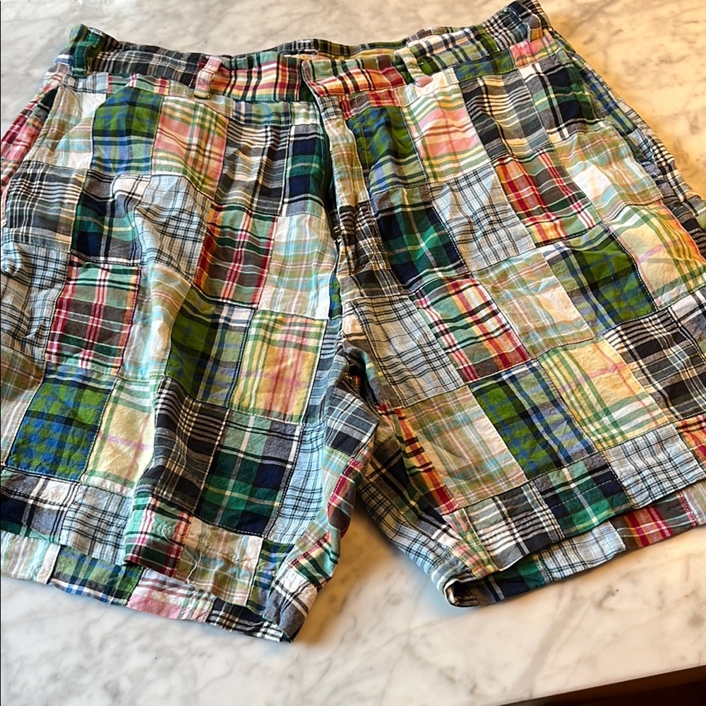 Peter Millar Multicolor Patchwork Shorts - image 2